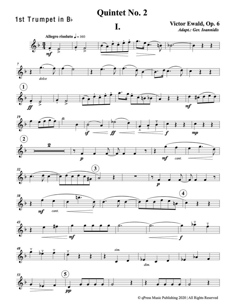 Ewald, Quintet No.2 (Score & Parts)-p033
