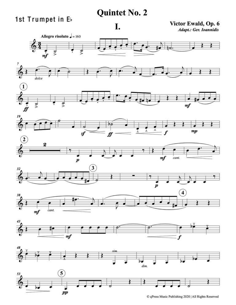 Ewald, Quintet No.2 (Score & Parts)-p047