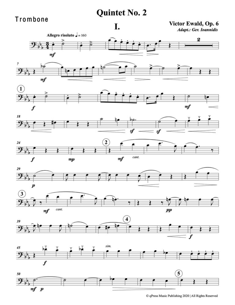 Ewald, Quintet No.2 (Score & Parts)-p089