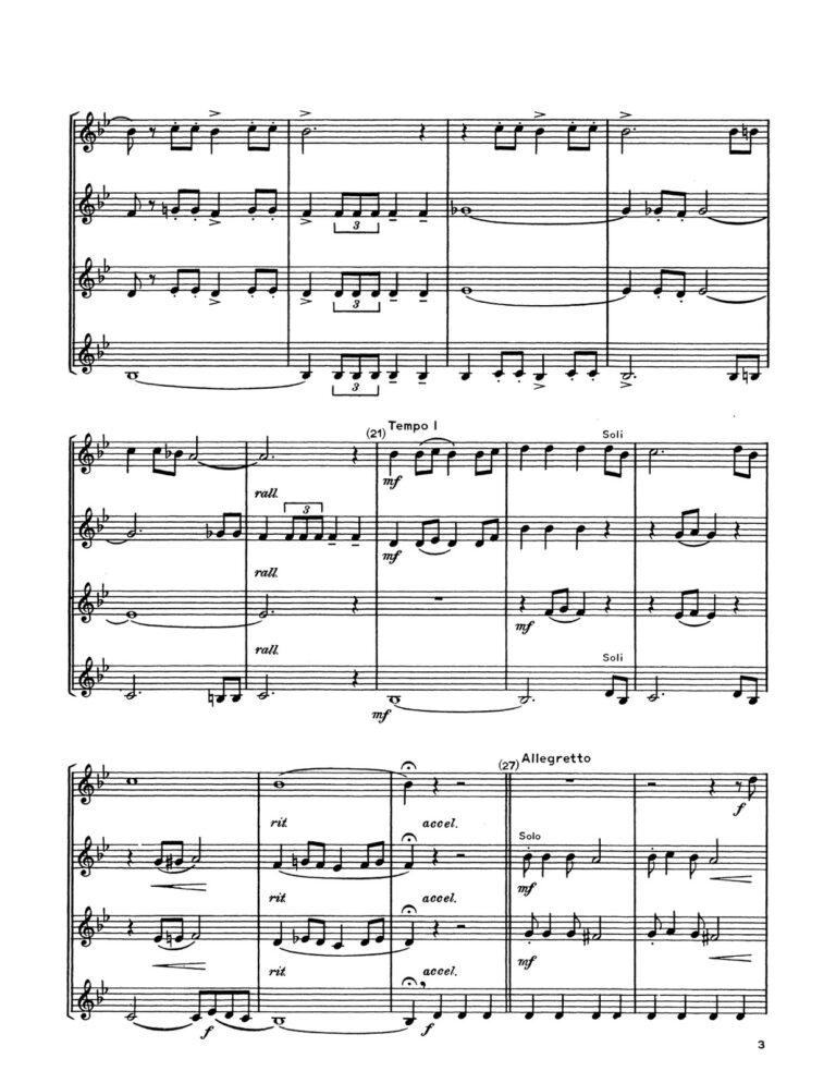 Various, Quartet Repertoire for Horn-p005-1