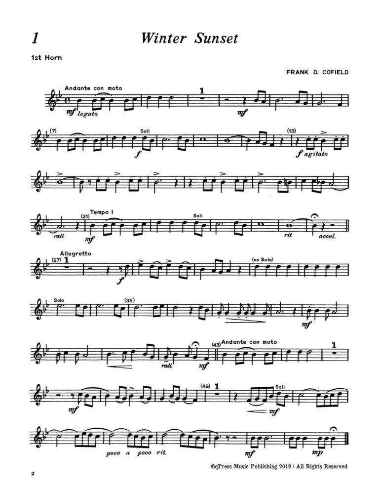 Various, Quartet Repertoire for Horn-p056