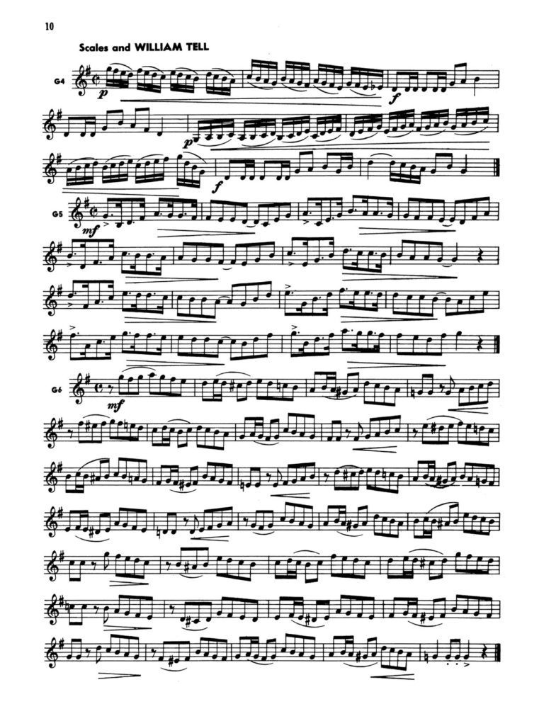 Gornston-Paisner, Fun With Scales for Trumpet-p10