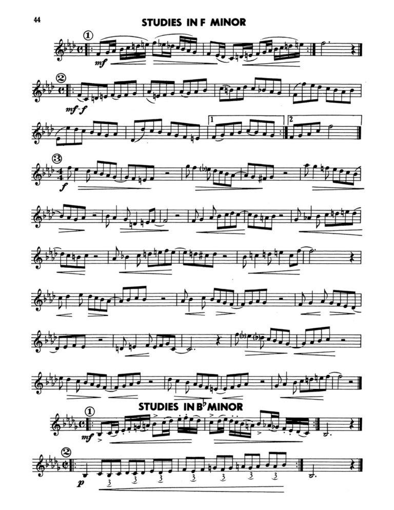 Gornston-Paisner, Fun With Scales for Trumpet-p44