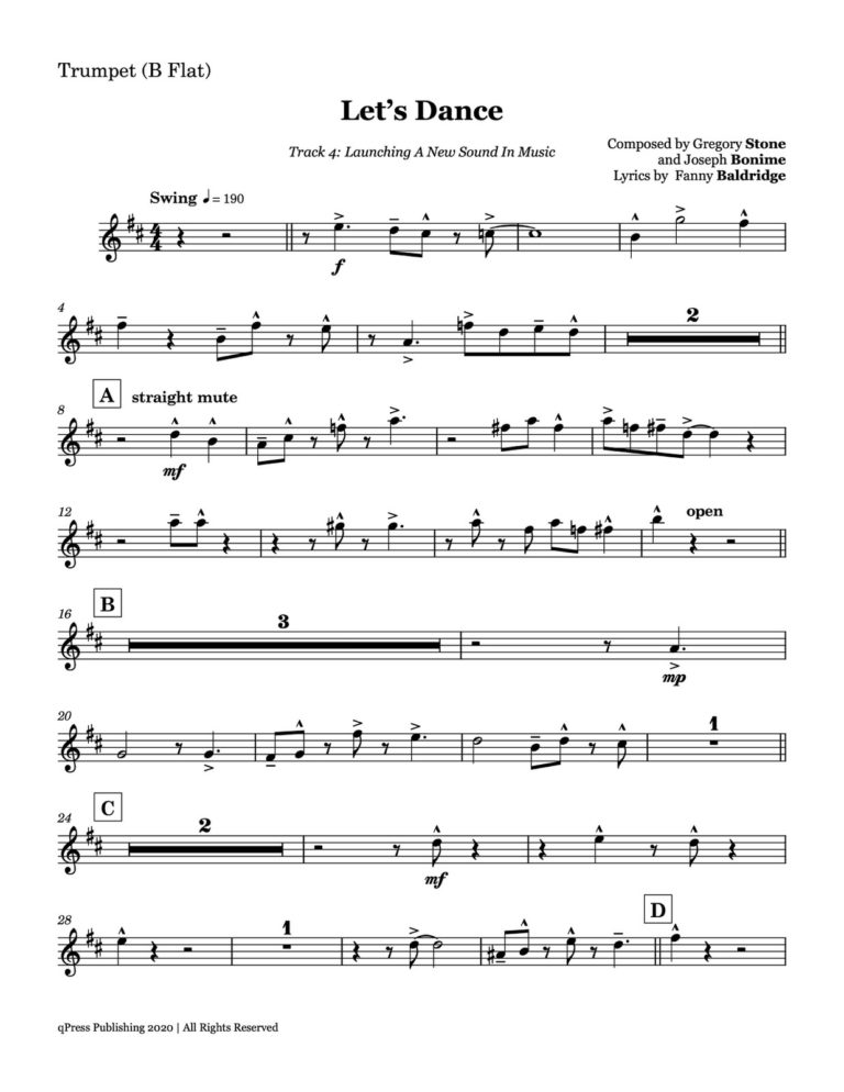 Launching A New Sound In Music (Lead Book Transcription)