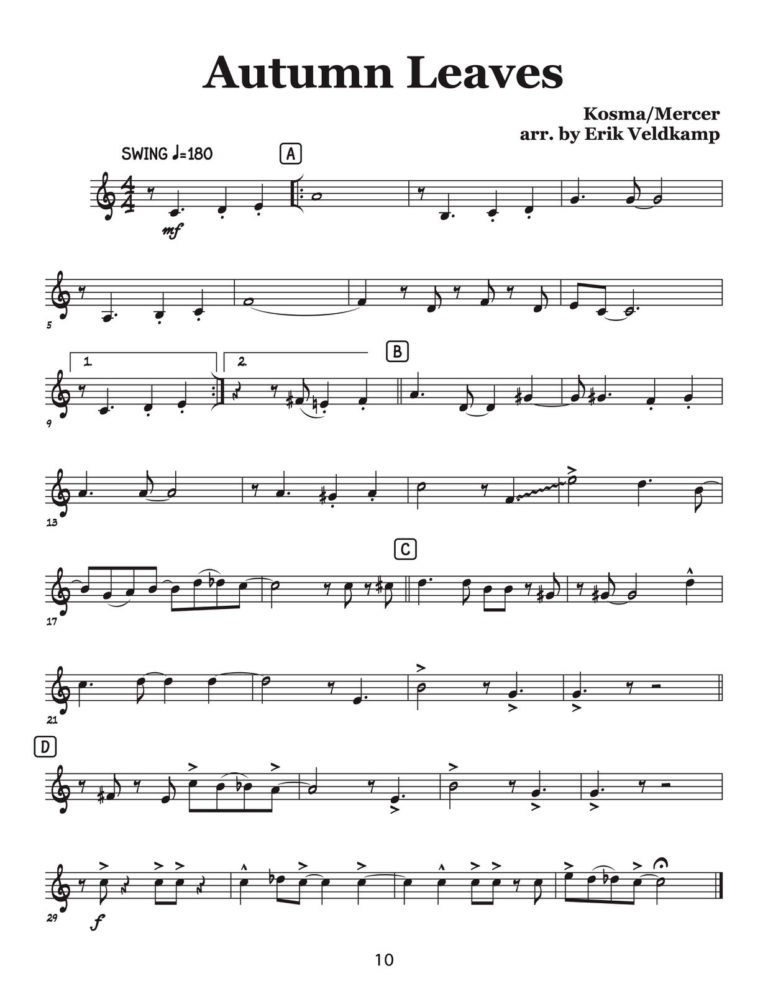 Veldkamp, Swinging Trumpet Quartets Vol.1 (Trumpet 2)-p12