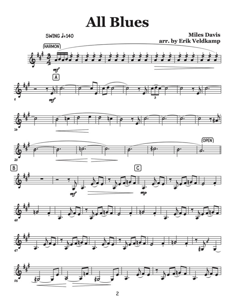 Veldkamp, Swinging Trumpet Quartets Vol.3 (Trumpet 1)-p04