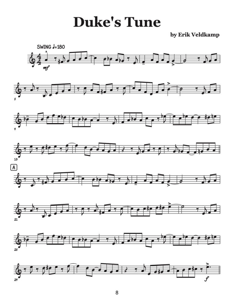 Veldkamp, Swinging Trumpet Quartets Vol.5 (Trumpet 2)-p10