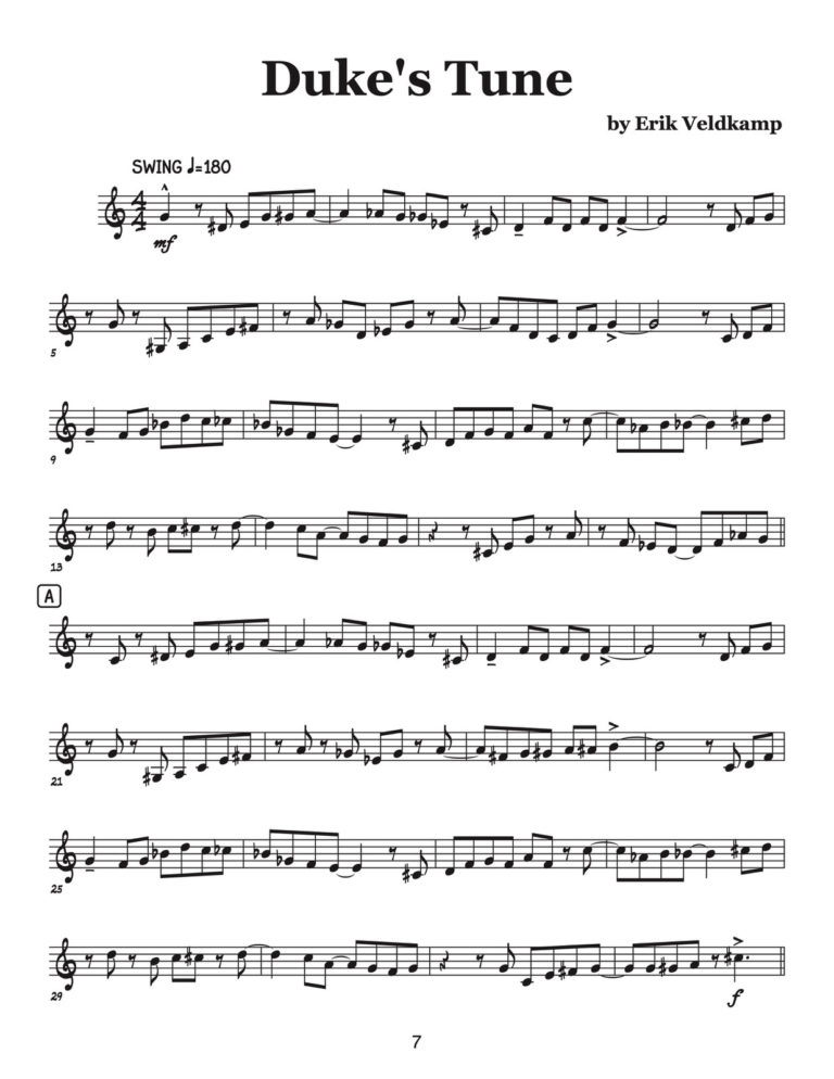 Veldkamp, Swinging Trumpet Quartets Vol.5 (Trumpet 3)-p09