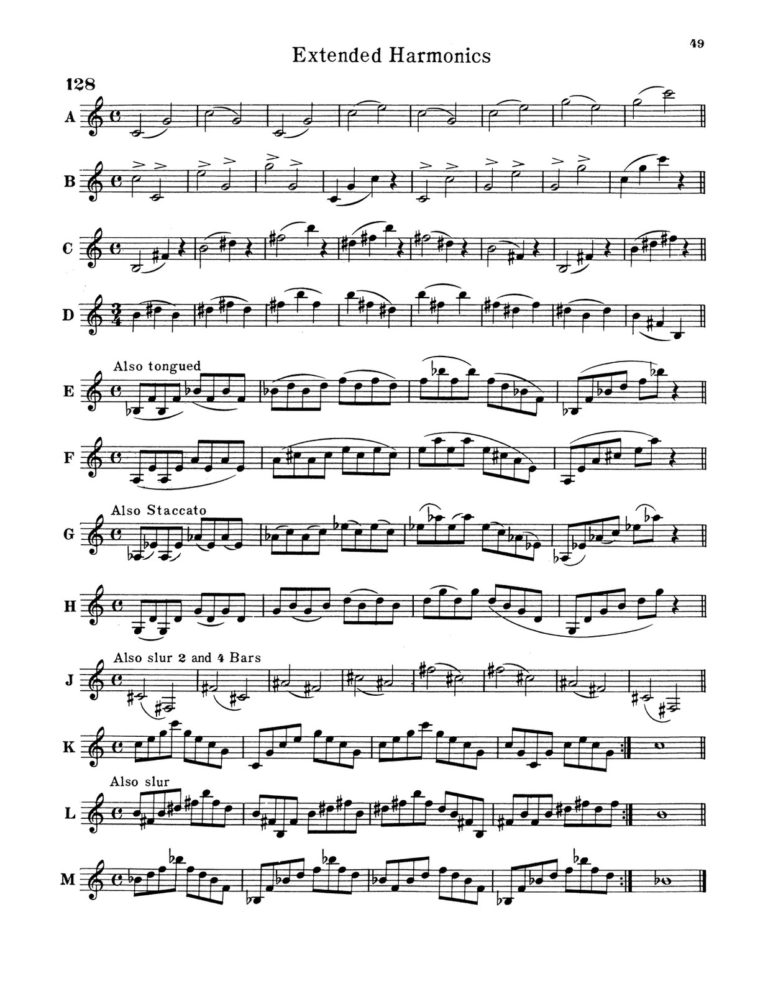 Gornston, Advanced Trumpet Method-p51