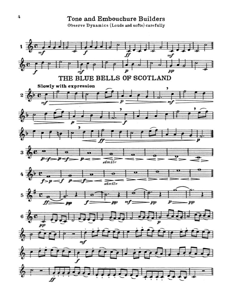 Gornston, Intermediate Trumpet (or Cornet) Method-p06