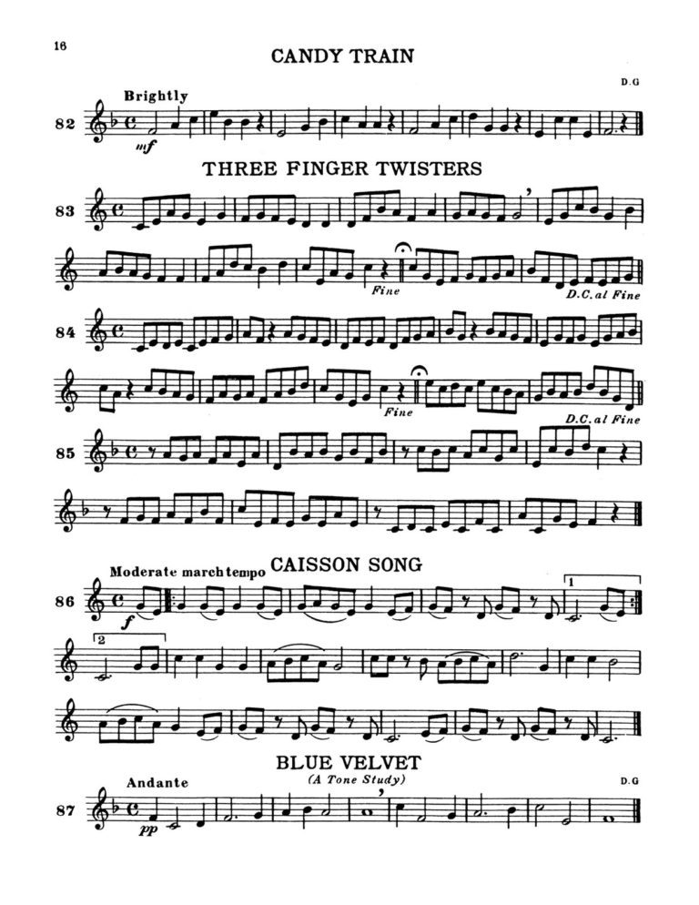 Gornston, The Very First Trumpet (or Cornet) Method-p20