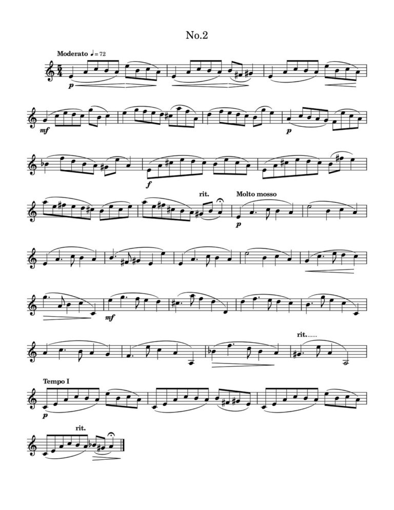 Matiushin, 24 Etudes for Trumpet-p04