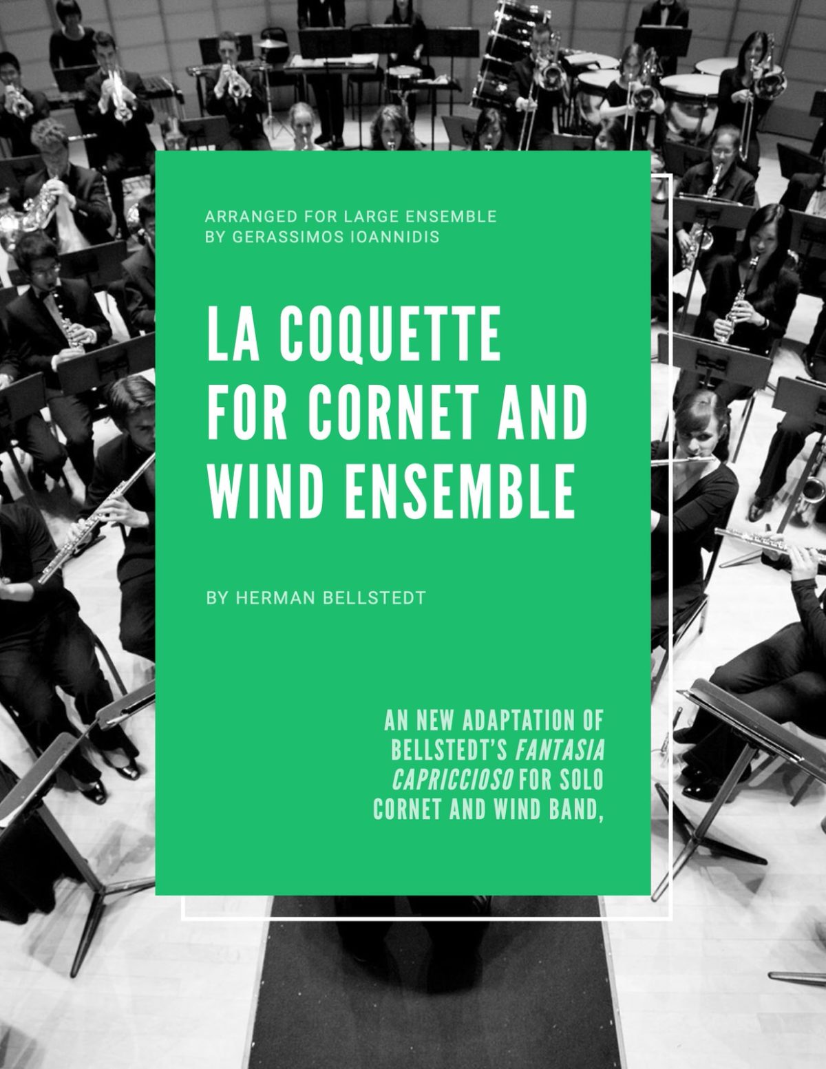 Bellstedt, La Cocquette for Cornet and Wind Ensemble-p001