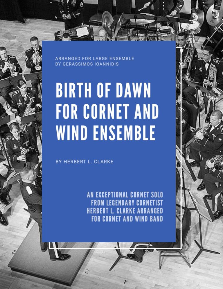 Clarke - Birth of Dawn for Cornet and Wind Ensemble-p01