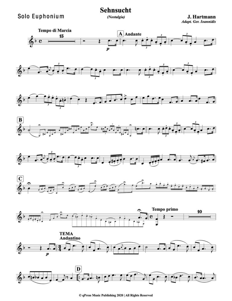 Hartmann, Sehnsucht for Euphonium and Wind Ensemble-p03
