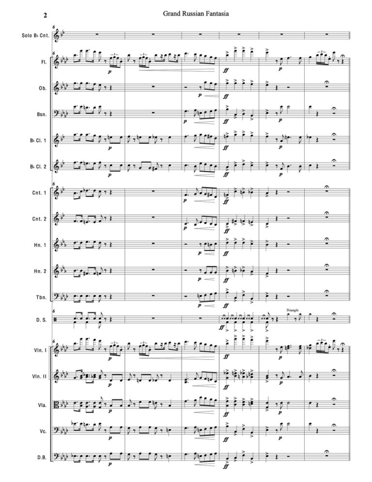 Grand Russian Fantasia for Cornet and Orchestra