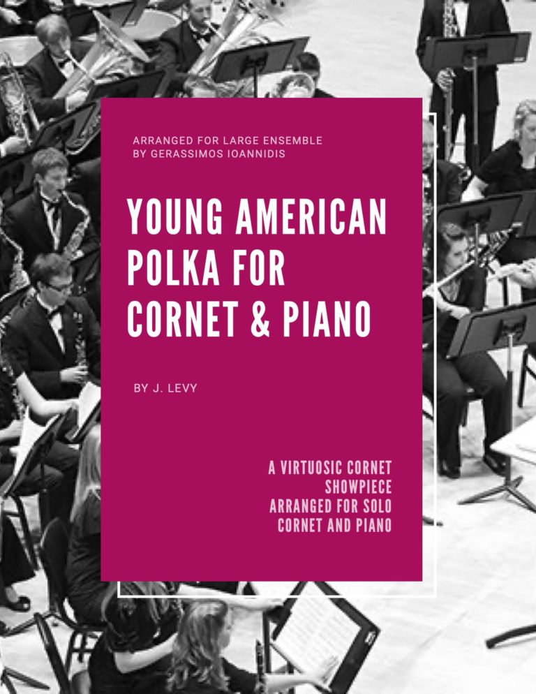 Levy, Young America Polka for Cornet and Piano-p01