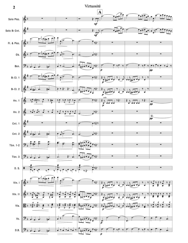 Virtuosité for Trumpet and Orchestra