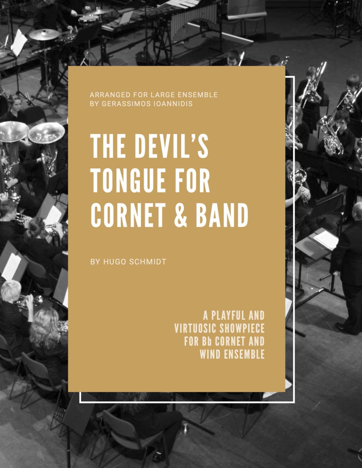 Schmidt, The Devil's Tongue for Cornet and Band-p001