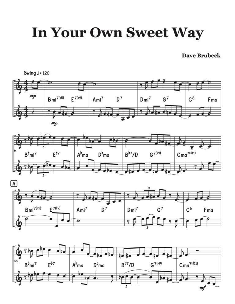 Veldkamp, Jazz Standards for Two Trumpets Vol.4-p44