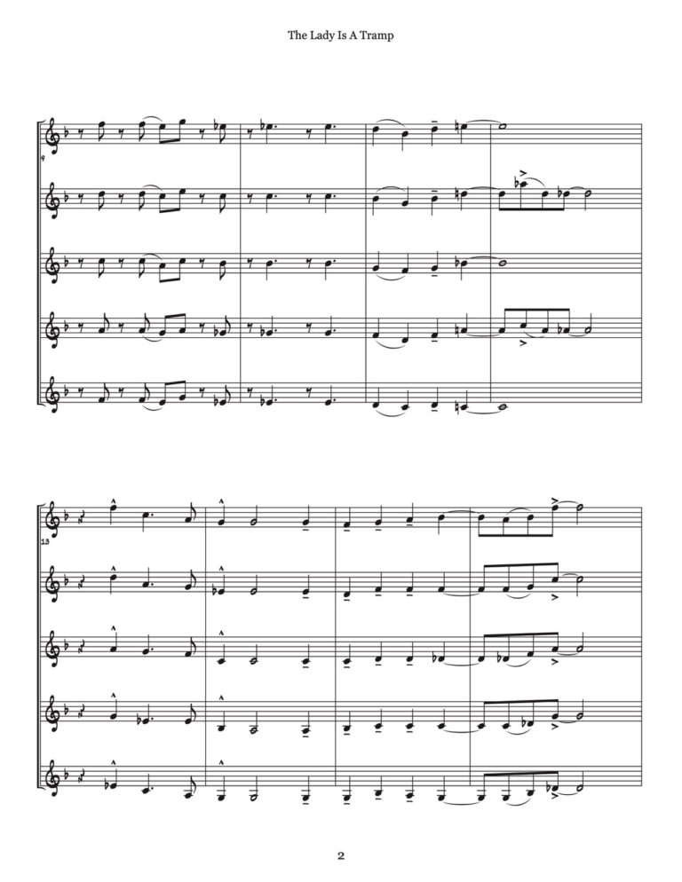 Veldkamp, 50 Swinging Trumpet Quintets Vol. 1 (Score)-p34