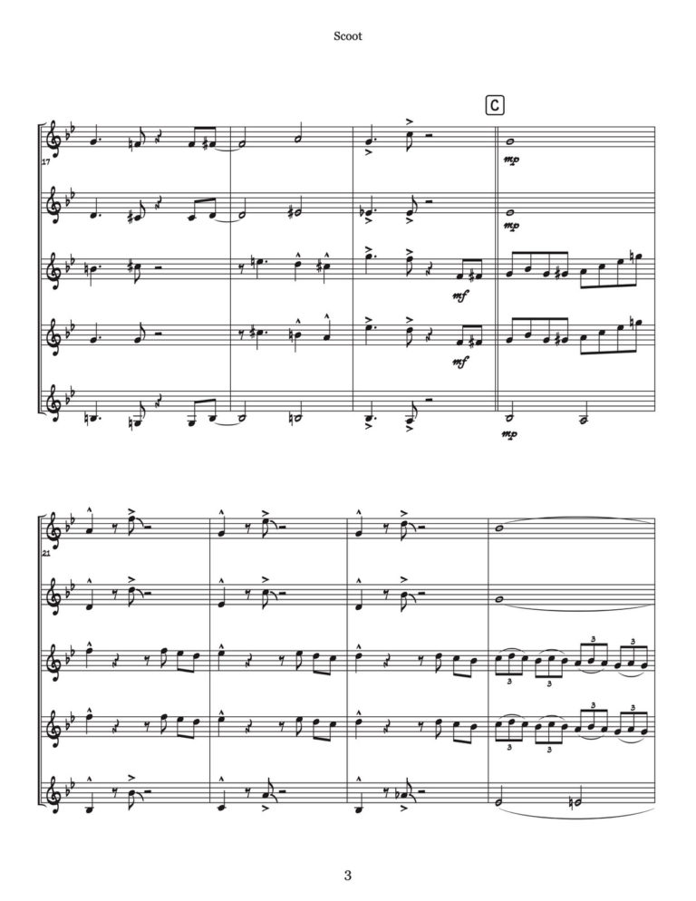 Veldkamp, 50 Swinging Trumpet Quintets Vol. 3 (Score)-p11