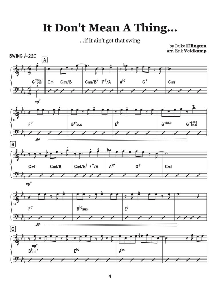 Veldkamp, 50 Swinging Trumpet Quintets Vol. 4 (Leadsheets)-p06