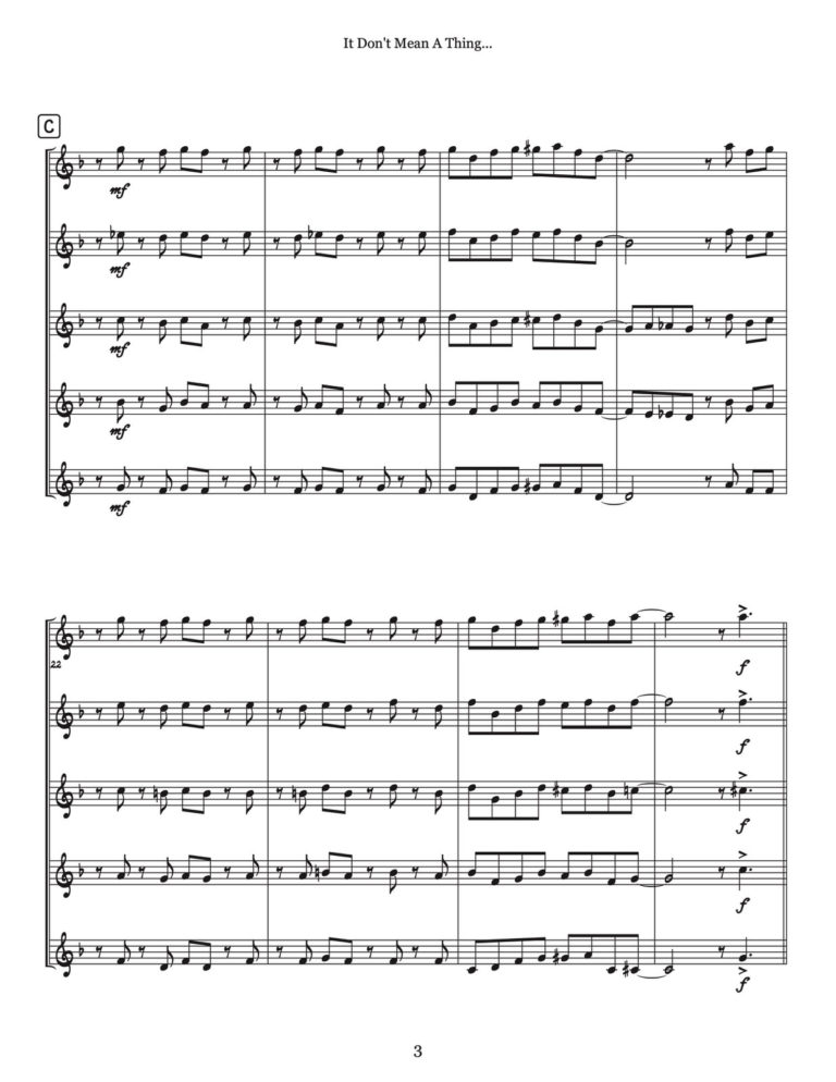 Veldkamp, 50 Swinging Trumpet Quintets Vol. 4 (Score)-p14