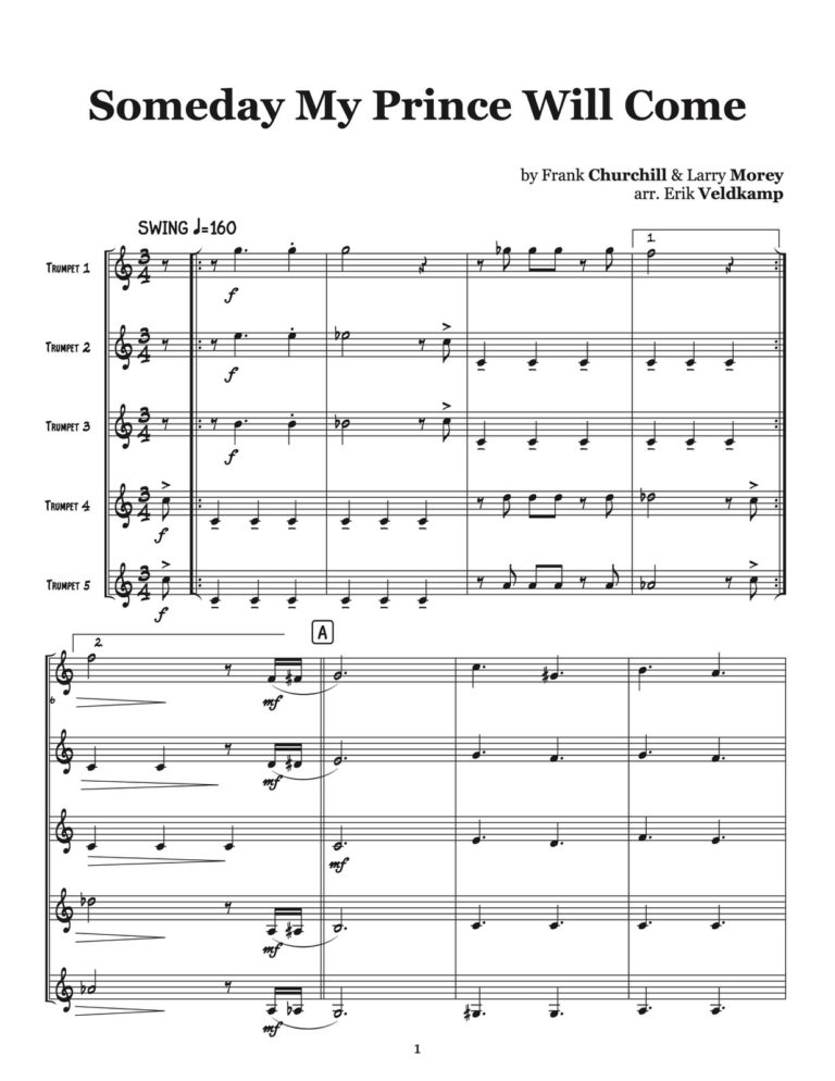 Veldkamp, 50 Swinging Trumpet Quintets Vol. 5 (Score)-p42