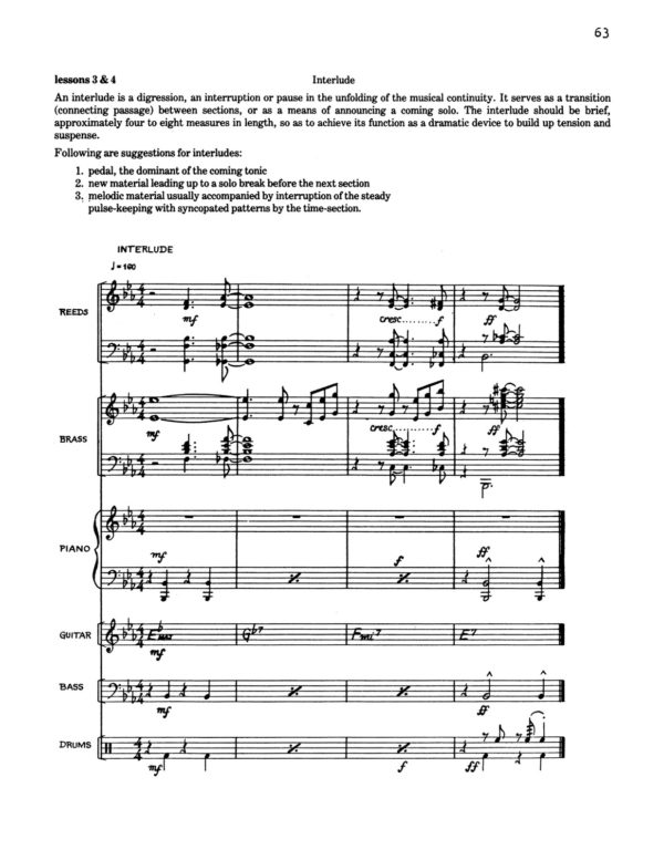 Sandole, Arranging & Harmony for Stage Band-p63