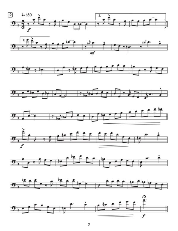 Veldkamp, 20 Swinging Range Studies for Trombone-p04