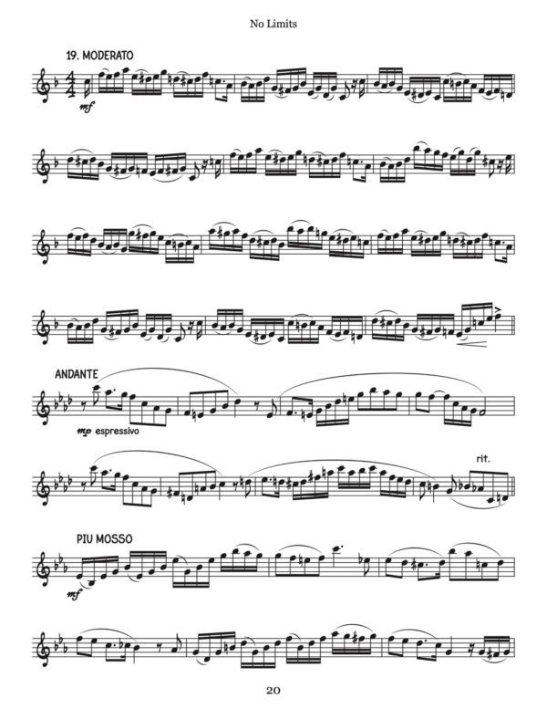 Veldkamp, No Limits (20 Etudes for the advanced trumpeter)-p21