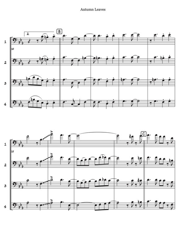 Veldkamp, Swinging Trombone Quartets Vol.1 (Score)-p35
