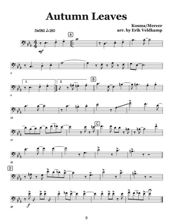Veldkamp, Swinging Trombone Quartets Vol.1 (Trombone 2)-p11