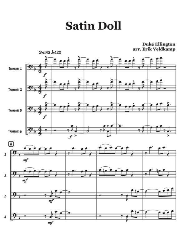 Veldkamp, Swinging Trombone Quartets Vol.2 (Score)-p16