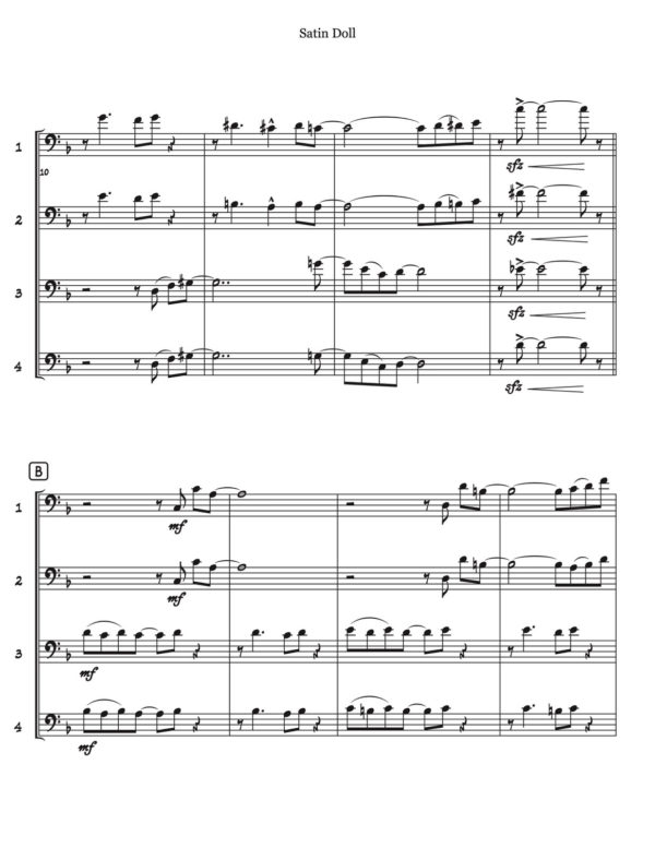 Swinging Trombone Quartets Vol.2