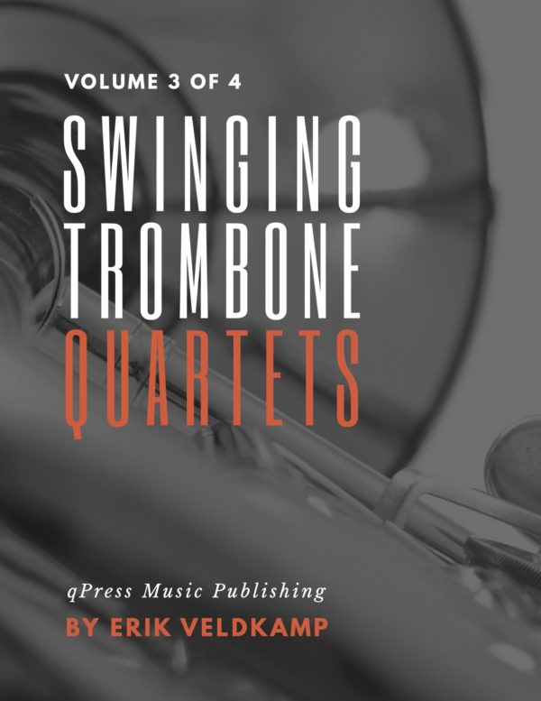 Veldkamp, Swinging Trombone Quartets Vol.3 (Score) (dragged)