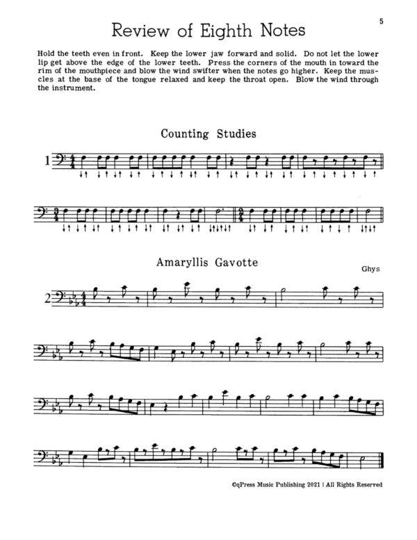 All Melody Method for Trombone (Books 1 & 2)