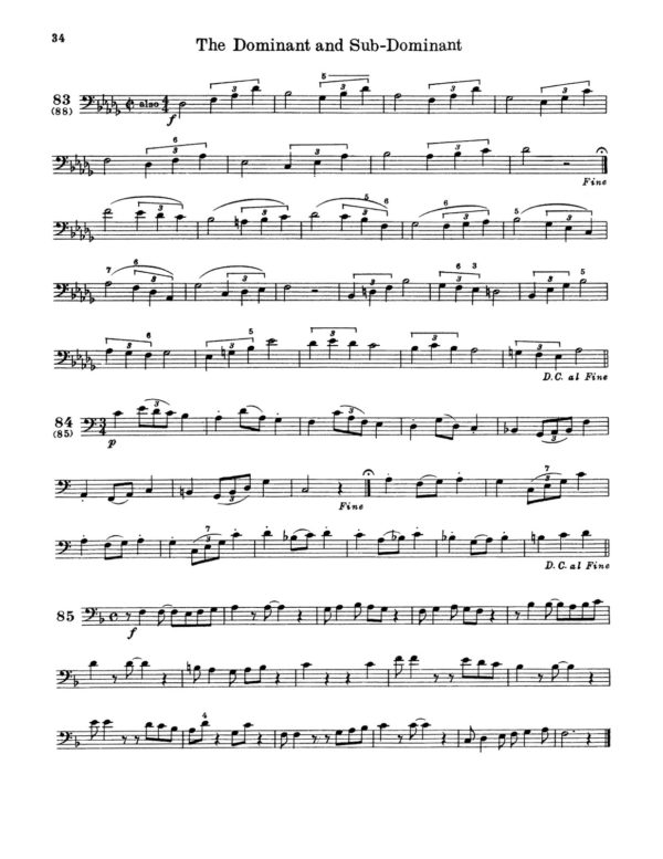 Gornston, Advanced Trombone Method-p36