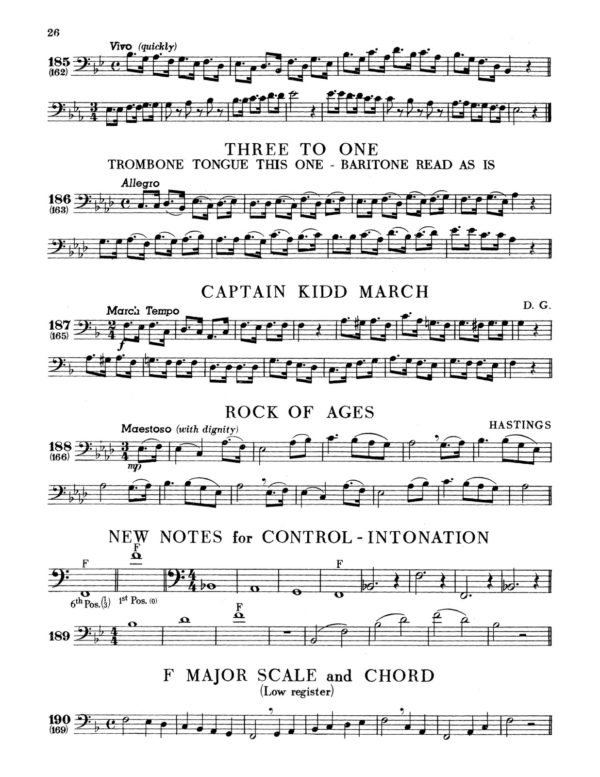 Gornston, The Very First Trombone Method-p28