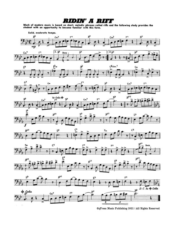 Huffnagle, Streamlined Etudes for Trombone Book 1-p03