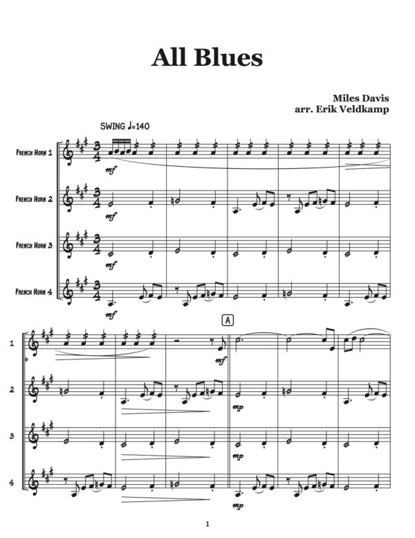 Veldkamp, 16 Swinging Horn Quartets (Score)-p024