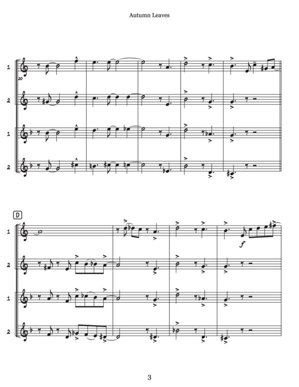Veldkamp, 50 Swinging Hn-Tpt Quartets Vol.1 (Score)-p40