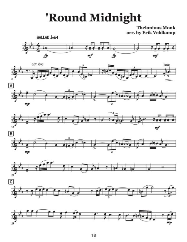 Veldkamp, 50 Swinging Hn-Tpt Quartets Vol.2 (Horn 1)-p20-1