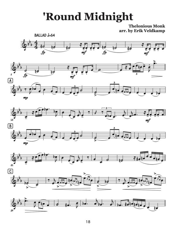 Veldkamp, 50 Swinging Hn-Tpt Quartets Vol.2 (Horn 2)-p20-1