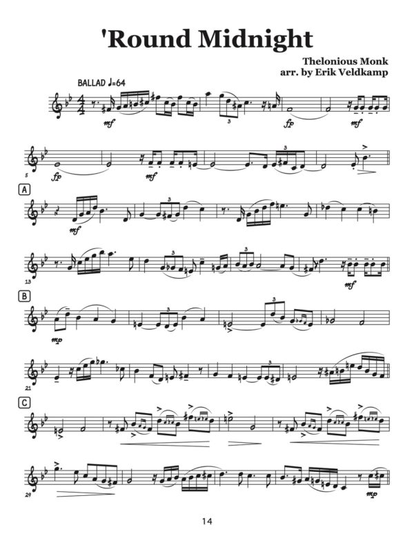 Veldkamp, 50 Swinging Hn-Tpt Quartets Vol.2 (Trumpet 1)-p16-1
