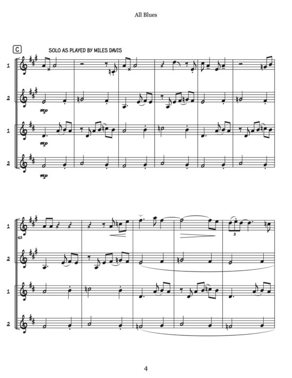 Veldkamp, 50 Swinging Hn-Tpt Quartets Vol.3 (Scores)-p11