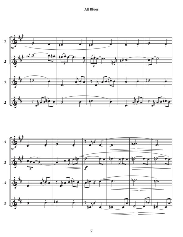 Swinging Quartets for Trumpet & Horn Vol.3