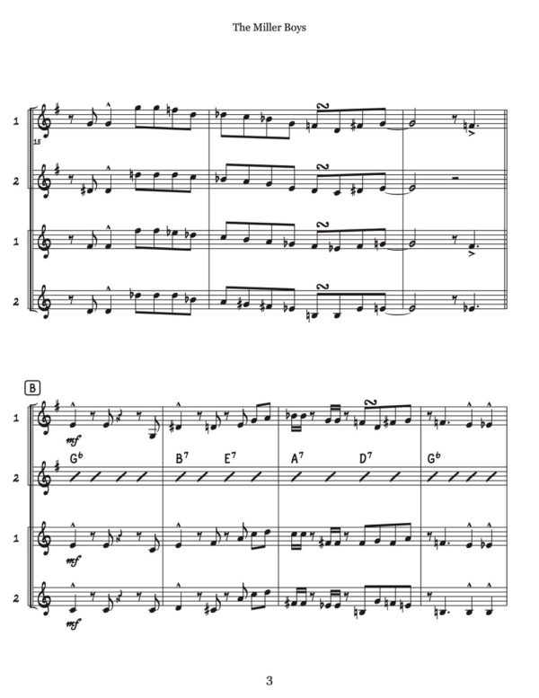 Veldkamp, 50 Swinging Hn-Tpt Quartets Vol.4 (Score)-p50-1