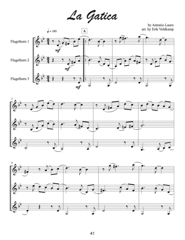Veldkamp, 16 Trios for Flugelhorns (Score & Parts)-p043